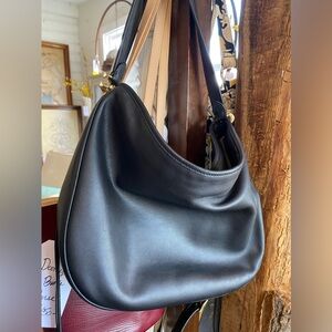 Black Leather Coach Purse